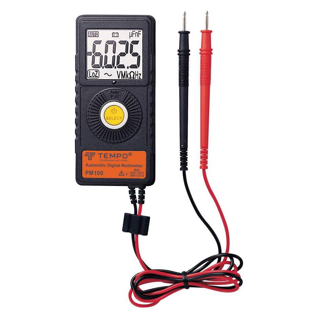 Tempo Communications Hand Multimeter Digital PM100 (CAT III 300V, Hand-Multimeter) (5.5500083E7)