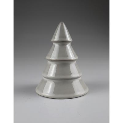 Dekobaum AM DESIGN "Dekofigur, aus Porzellan", weiß (grau), H:9,5cm, Porzellan, Dekofiguren, 6er Set