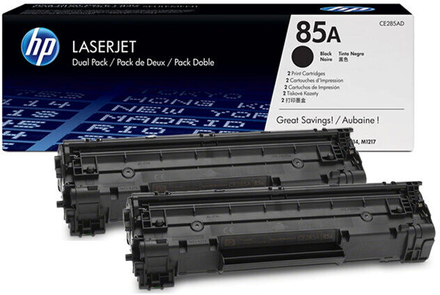 TONER HP LASERJET 85A PRETO 2PK