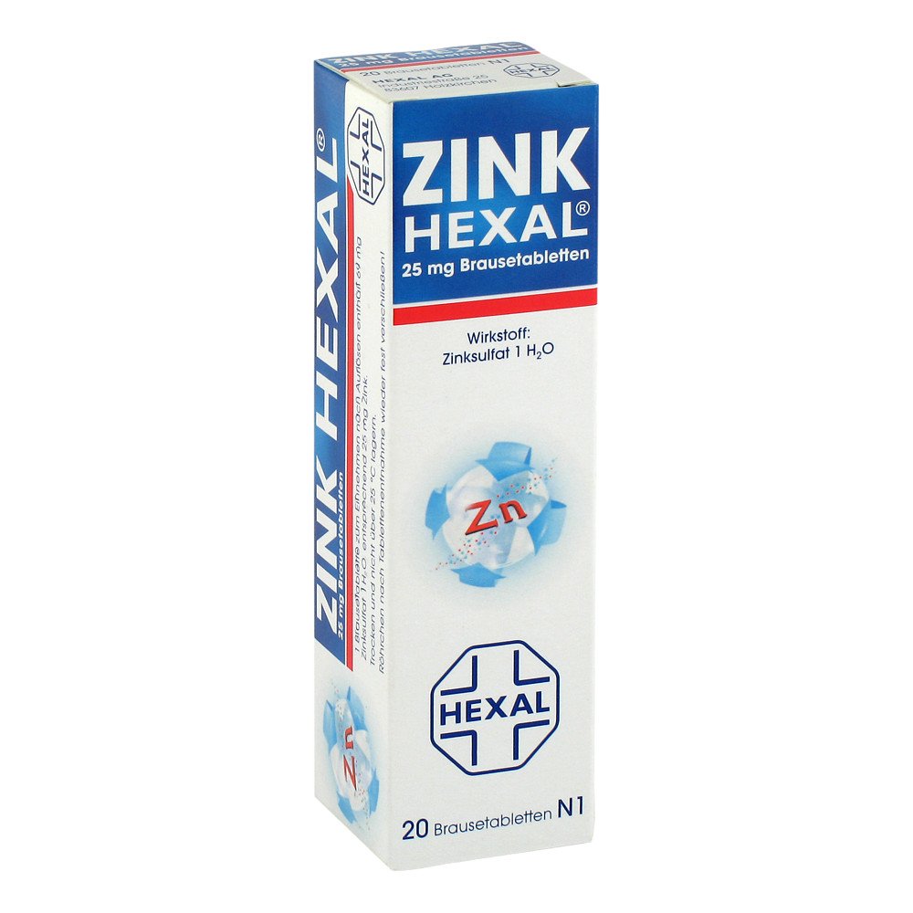 Hexal AG ZINK HEXAL® 25 mg Brausetabletten 02415337