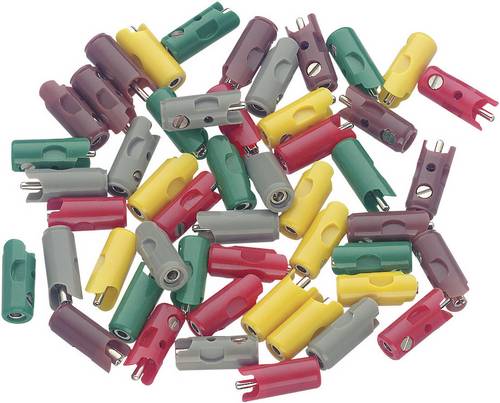 Märklin 71400 Modellbahn Stecker- und Muffen-Packung 100 St. Verschiedenfarbig sortiert