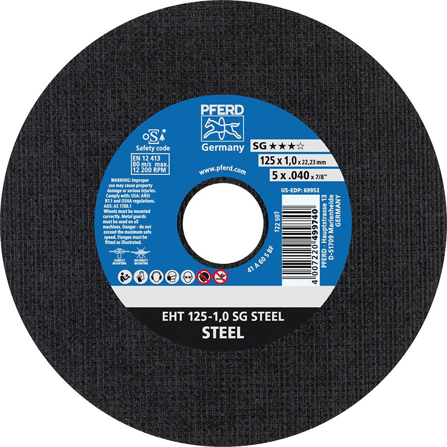 PFERD Trennscheibe SG STEEL für die Stahlbearbeitung