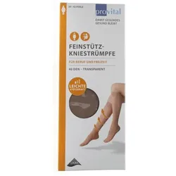 Provital Stützkniestrümpfe 40den Perle Gr. 39-42 2 ST