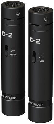 Behringer C-2 Dark Edition Stereoset Schwarz
