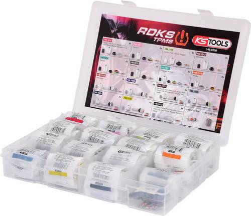 KS Tools RDKS / TPMS Service-Sortiment für Reifendruck-Kontrollsysteme, 142-tlg 149.0200