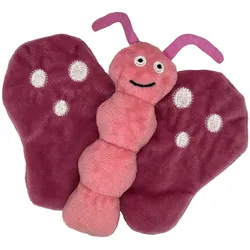 Aumüller Katzenspielzeug Schmetterling Viola - Plüschtier zum Schmusen mit Katzenminze