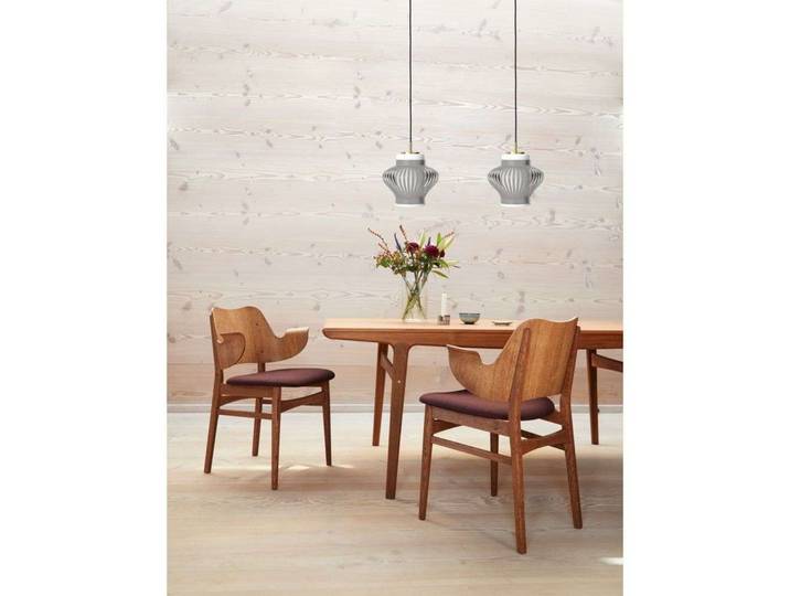 Opal Lamella Pendelleuchte, grau, Ø 26 cm - Warm Nordic - Esszimmer - Vintage - Metall - Einflammig