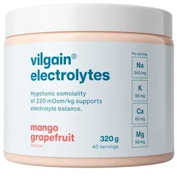 VILGAIN Getränkepulver Elektrolyte Mango und Grapefruit | 320g Dose