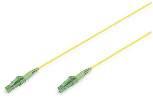 Digitus DK-2933-01-APC-SX Glasfaser LWL Anschlusskabel 1m Gelb [1x LC/APC 8°-Stecker, LC APC-Stecker - 1x LC APC-Stecker, LC/APC