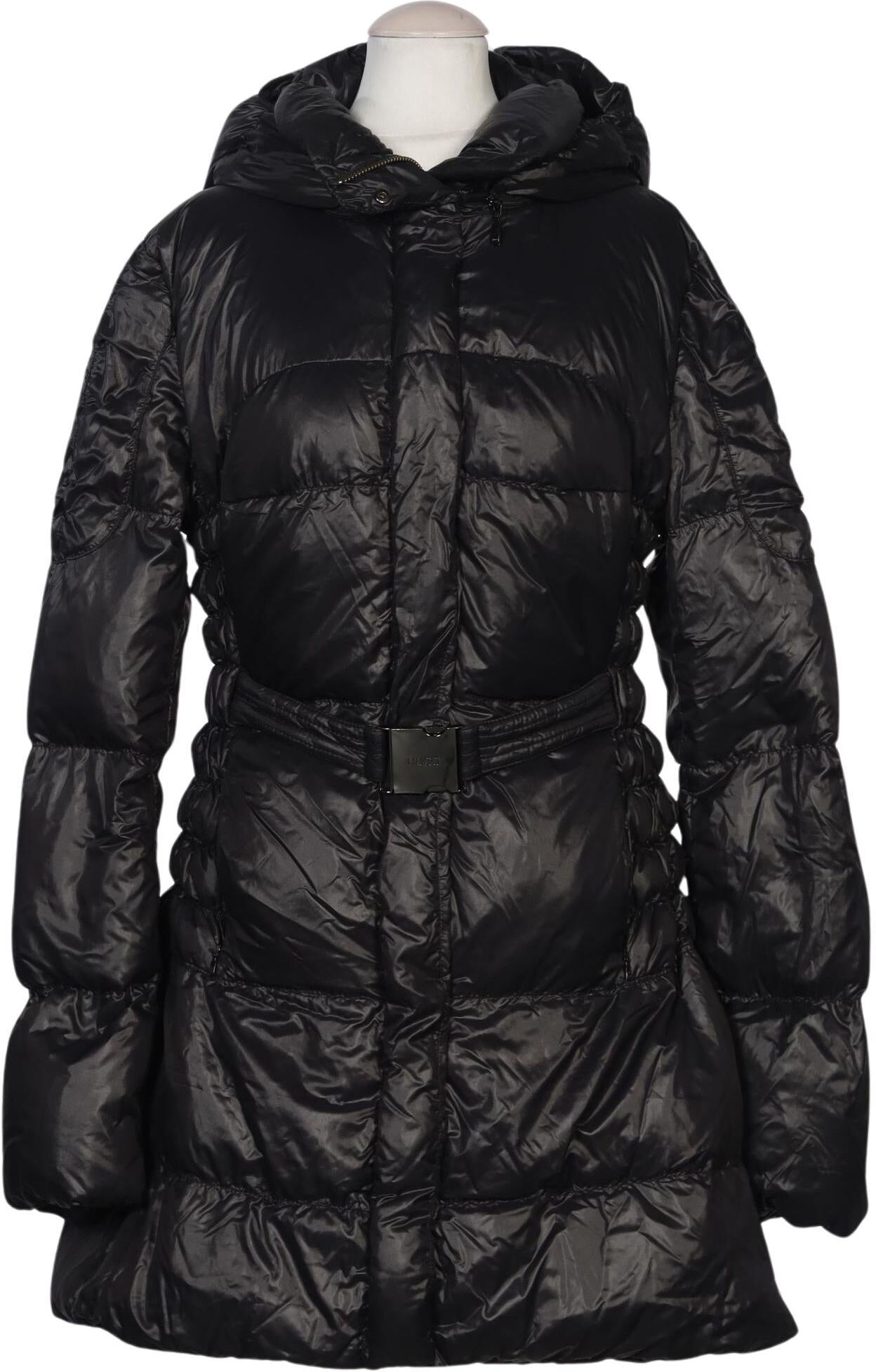 Hugo by Hugo Boss Damen Mantel, Schwarz, Gr. S, Synthetik - Second Hand