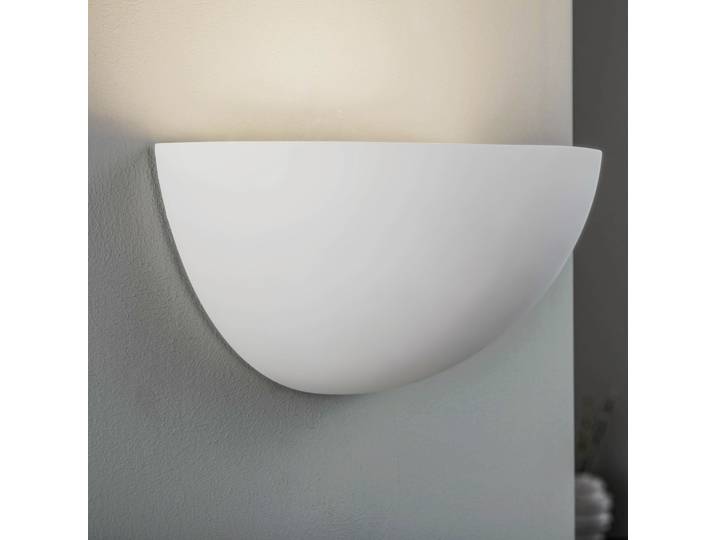 Pascali Wandleuchte White - Lindby - Wohnzimmer - Modern - Gips / Ton - Bündig