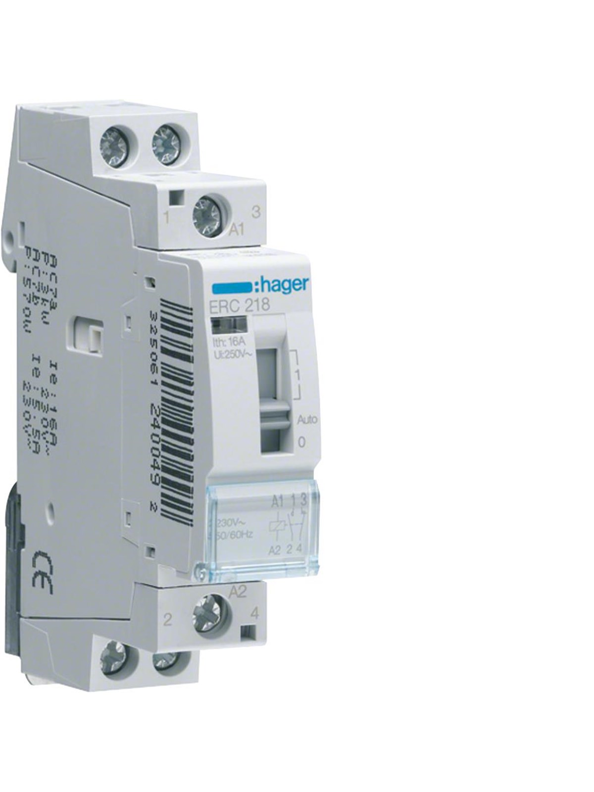 Hager Relay 16a 2no 24v~50hz