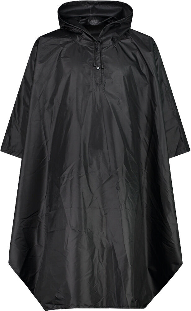 Cmp unisex poncho fix hood poncho montaña Negro (S)