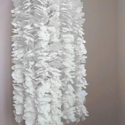 Inspired Finds Artificial Wisteria Hanging Garland Set white 20pcs