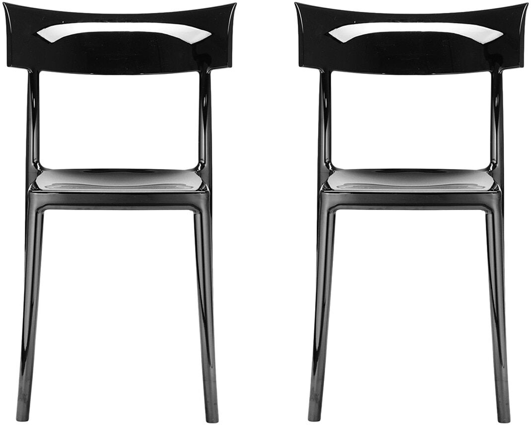 Kartell Silla Catwalk . Negro