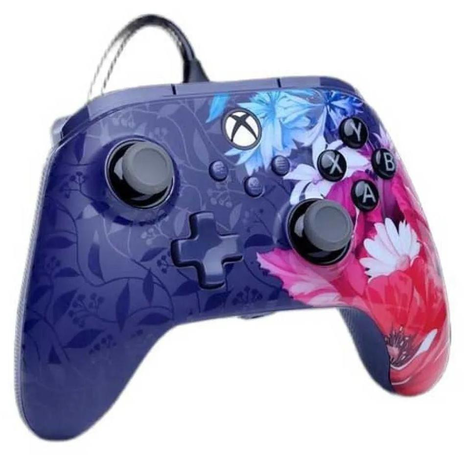 PowerA Advantage Plus Wired Controller voor Xbox Series X|S en Xbox One - Night Blossom