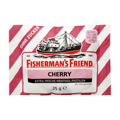 MARVECS GmbH FISHERMANS FRIEND Cherry ohne Zucker Pastillen 25 g 02251893