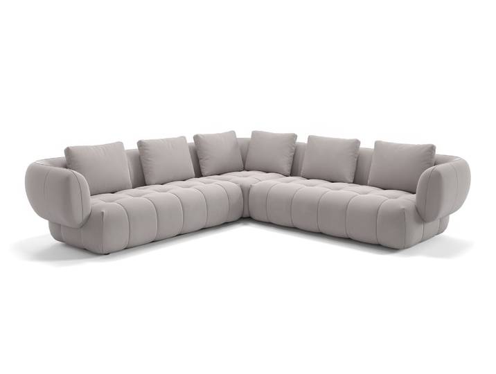 Stoff Wohnlandschaft MARE XXL Sofa Megasofa Polsterecke