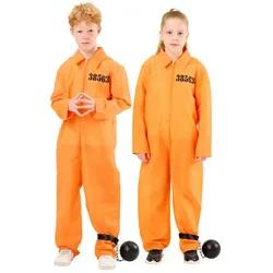 Kinder-Overall "Häftling", orange