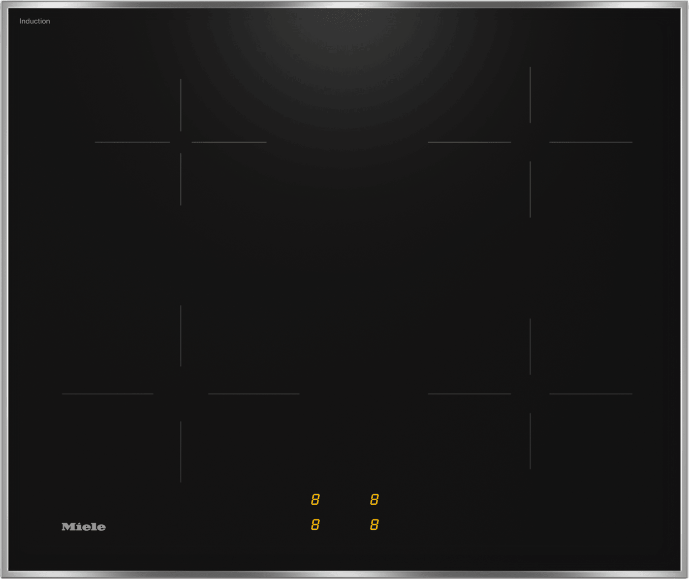 Miele KM7061FR herdgebundenes 62.6 cm Induktions Kochfeld/Herdplatte 4 Zone(n) 12337590