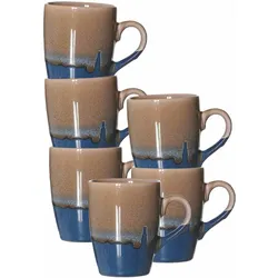 HENKELBECHER Matos braun 310 ml 6er Set