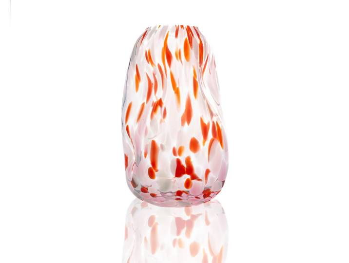 Anna Von Lipa Confetti Squeeze Vase Mandarin