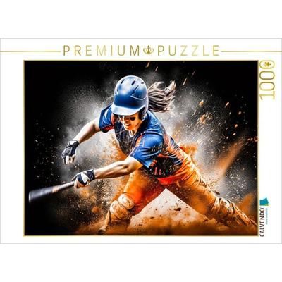 CALVENDO Puzzle Ein Motiv aus dem Kalender Basball und Motivation | 1000 Teile Lege-Größe 64x48cm Foto-Puzzle für glückliche Stunden