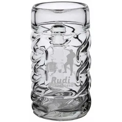 Maßkrug Diamond 1,0 l mit Eichung - Bierfass