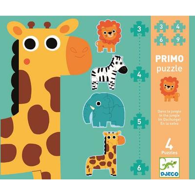 Puzzle: Im Dschungel - 3, 4, 5, 6 Teile