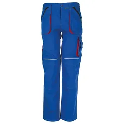 Bundhose "BASALT" - 60 - kornblau/rot