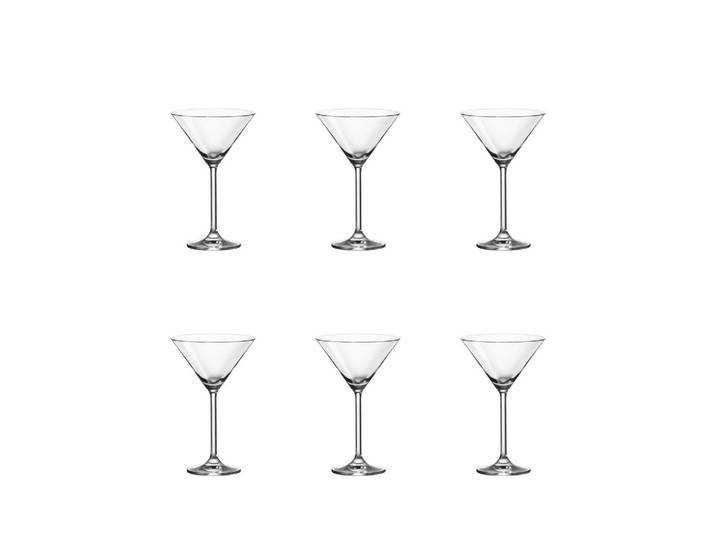 Martiniglas LEONARDO Leonardo Daily 270 ml , transparent, B:11,6cm H:18cm Ø:12cm, Kristallglas, Trinkgefässe, Martiniglas