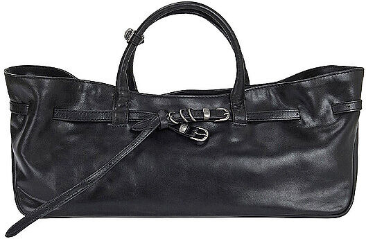 MARGESHERWOOD Ledertasche - Schultertasche GRANDMA USED BAG schwarz EG