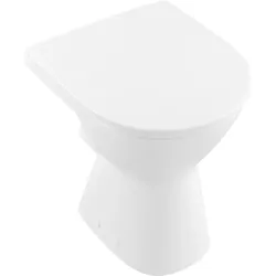 Villeroy & Boch, Toilette + Bidet, V&B Stand-Tiefspül-WC VICARE 35,5x48cm, D-Flush, Abg. waag., weiss