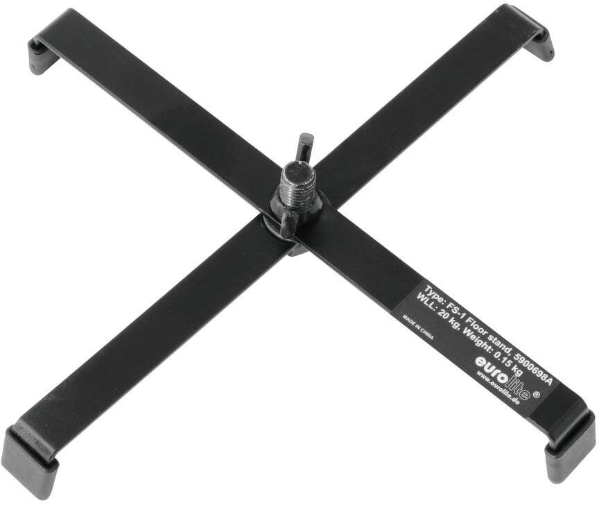 EuroLite Fs-3 Floorstand, Stahl, Schwarz
