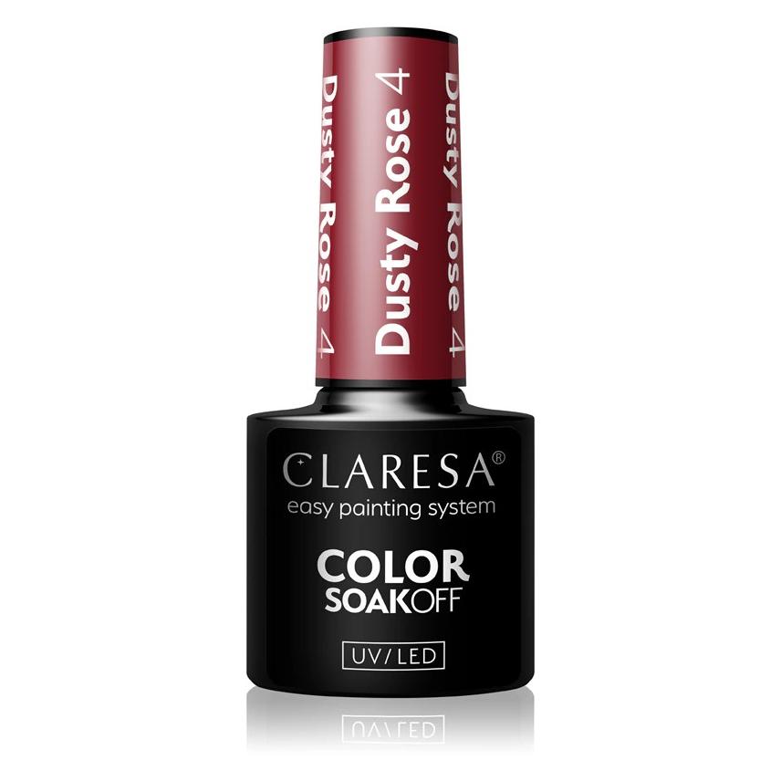 Claresa Soak Off UVLED Dusty Rose Hybrid Gel Polish 004 5g (Dusty Rose) (44151394)