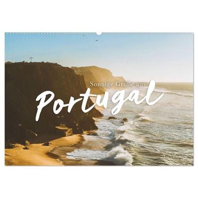 Sonnige Grüße aus Portugal (Wandkalender 2027 DIN A2 quer), CALVENDO Monatskalender