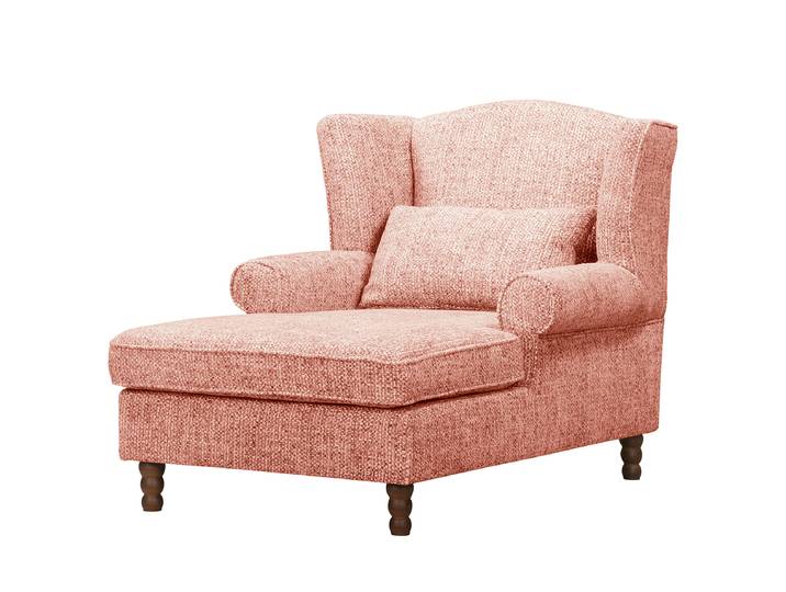 Ohrensessel XXL Violett Strukturstoff Sidonia 94 x 95 x 134cm