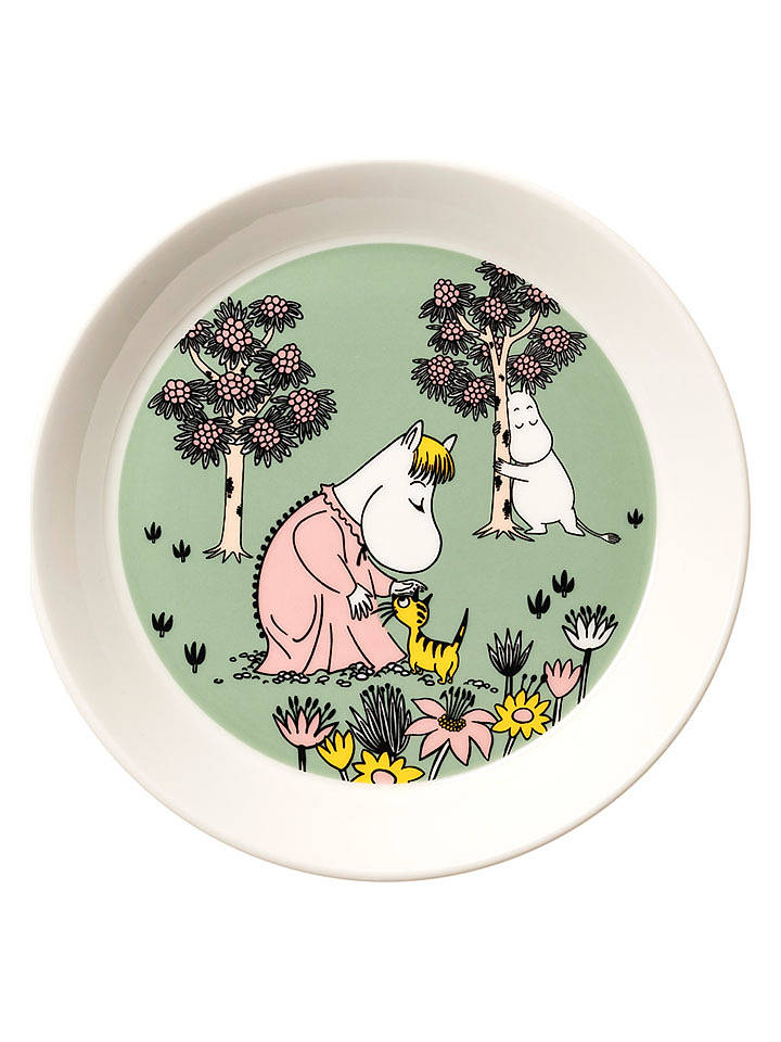 Moomin Dessertteller ''Loving Care'' in Grün - Ø 19 cm - onesize