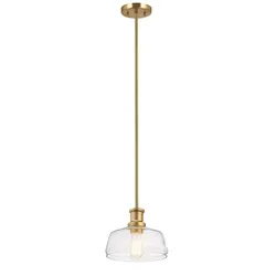 Elstead Lighting Notting Hill Duo-Mount Pendelleuchte 1-flammig in Painted Natural Brass