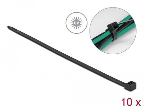 Delock 19563 Kabelbinder Schwarz 10St.