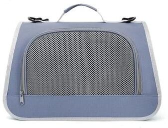 Uplift Picks Foldable Waterproof Pet Carrier Bag For Cats And Small Dogs blue