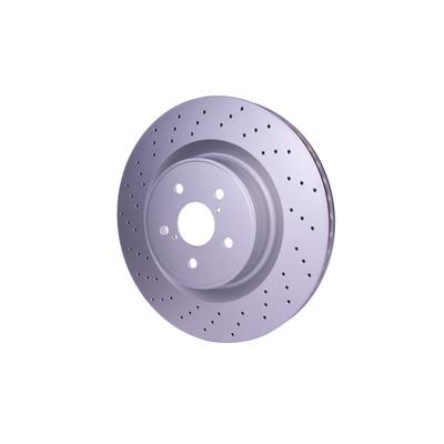 HELLA Bremsscheibe PRO High Carbon 8DD 355 129-851 innenbelüftet 360mm 30mm für LEXUS