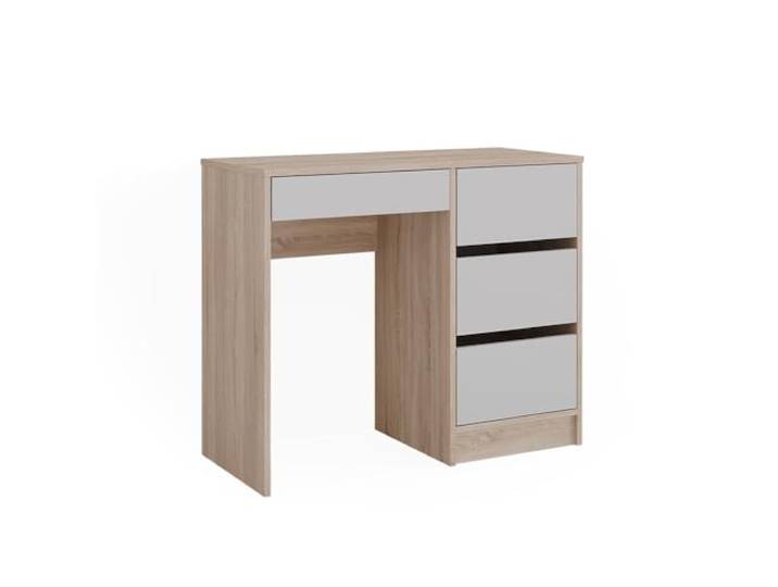 Vicco Bureau Sherry , Wit/Sonoma, 90 x 40 cm