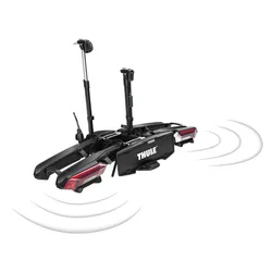 Bundle Thule Fahrradträger Epos 2bike ParkSecure 60 KG Zuladung inkl. Schloss und Tasche - 9802100