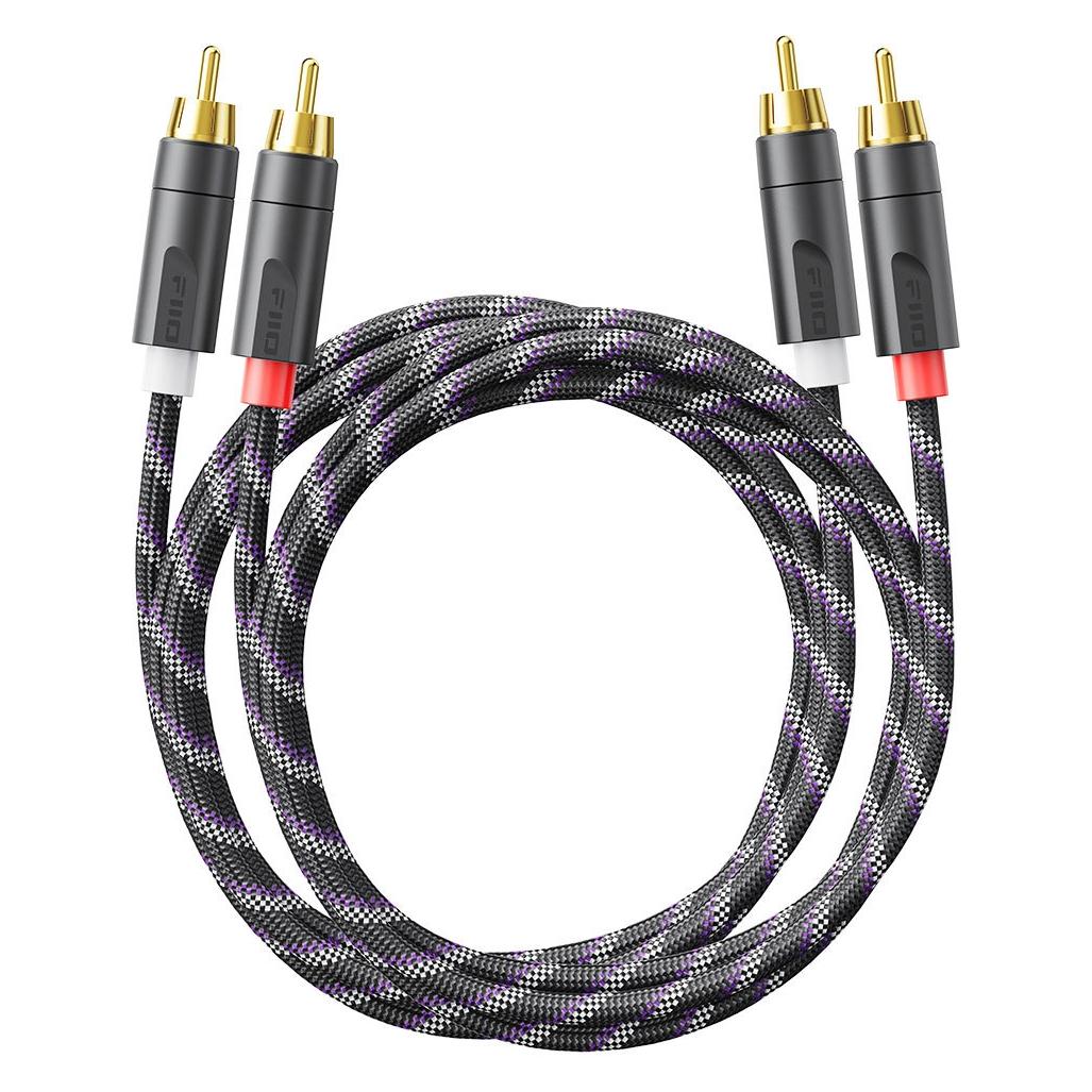 FiiO Kabel Trust LR-RCA6M - kabel 2xRCA - 2xRCA 100cm (1 m, Cinch Kabel) (5560190)