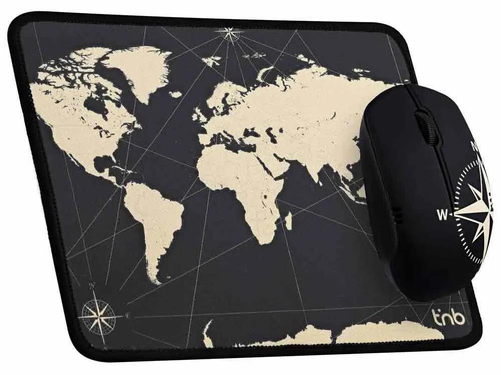 Tnb Travel Draadloze muis met muispad