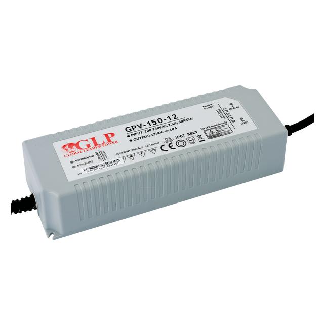 GLP GPV-150-24 - LED-Netzteil, 144 W, 24 V DC, 6 A, TÜV-geprüft, IP67 (GLP GPV-150-24-5902135112601)