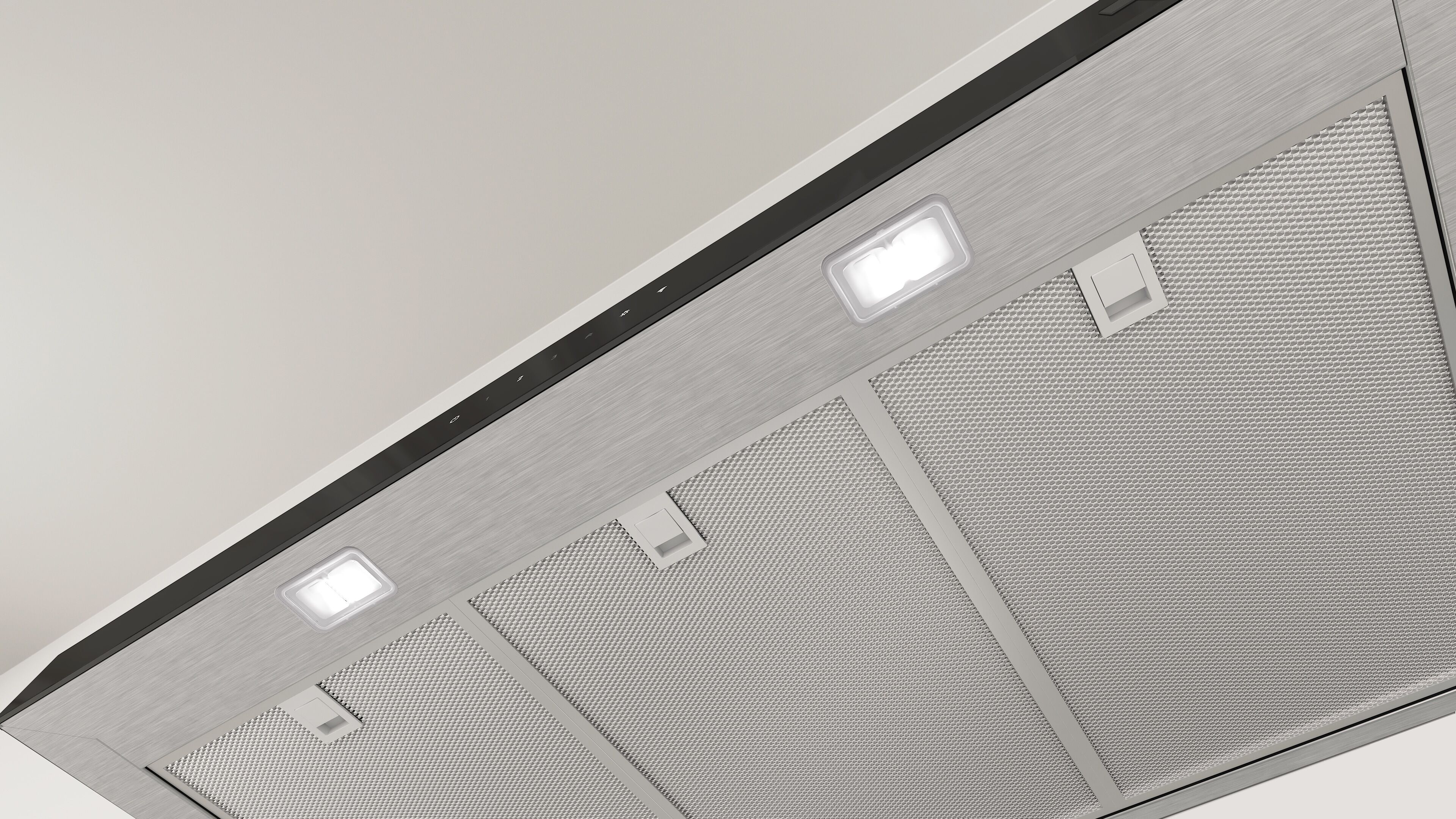 Bosch Wandhaube "DWB97DN30", Energieeffizienz: A++, silber (edelstahlfarben), B:89,8cm H:6cm T:50cm, Dunstabzugshauben, DirectSelect und LED-Beleuchtung für komfortable Bedienung, Wandhaube