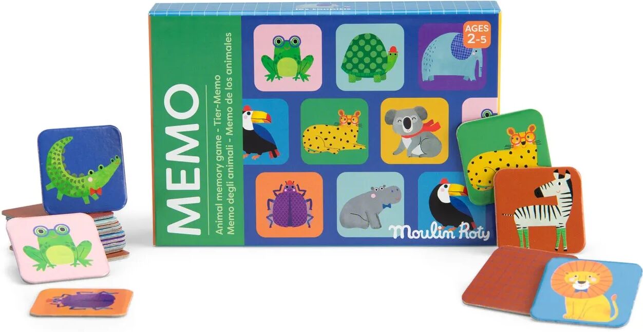 Moulin Roty Mémo des animaux - Les Toupitis Multicolore taille unique