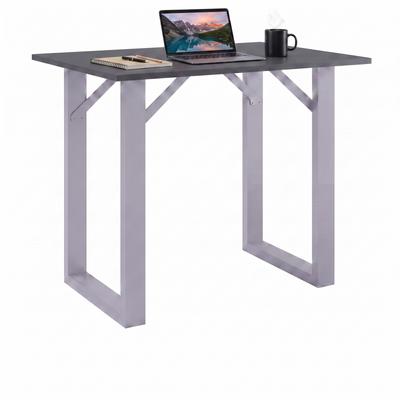 Bartisch VCM "Holz Bartisch Stehtisch Tisch Tresen Xona 110x50cm", schwarz (silber, anthrazit), B:110cm T:50cm, Tische, Bartisch